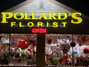 Florist's new sign by James River Signs
