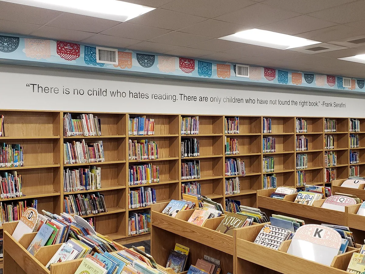 Educational makerspace mural by James River Signs